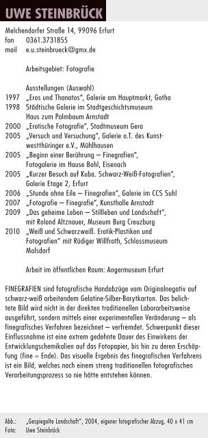 WEIHNACHTSVERKAUF - Verband Bildender Künstler Thüringens ...