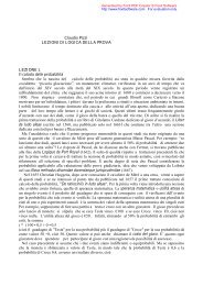 LEZIONI DI LOGICA DELLA PROVA 2010-11.pdf - Giurisprudenza