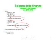 Scienza delle finanze - Giurisprudenza