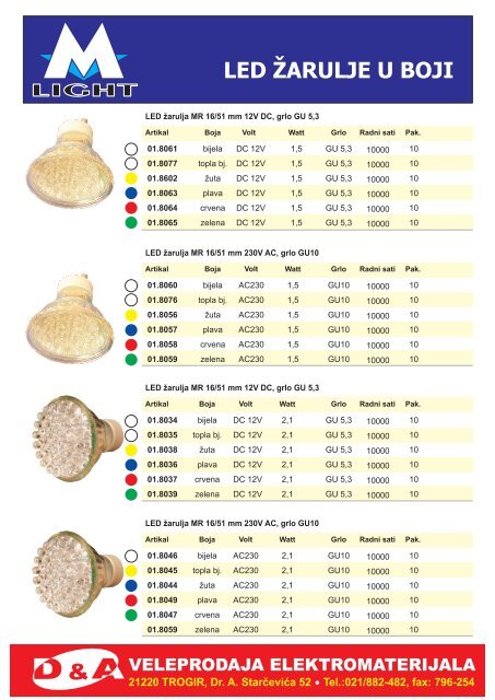 M LIGHT katalog