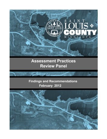 Assessment Practices Review Panel - St. Louis County