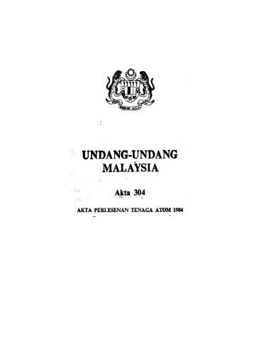 Akta Perlesenan Tenaga Atom 1984