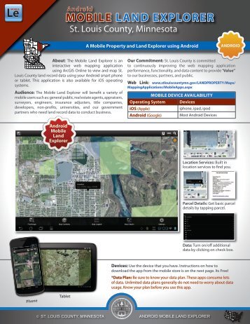 MOBILE LAND EXPLORER - St. Louis County