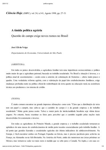 A_timida_politica_agraria.pdf - JosÃ© Eli da Veiga