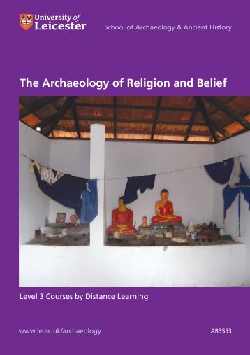 The Archaeology of Religion and Belief