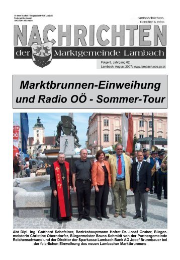 Marktbrunnen-Einweihung - Lambach - Land Oberösterreich