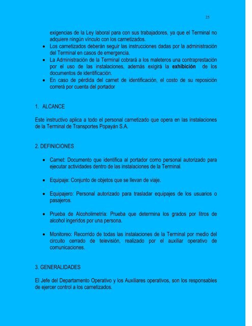 Manual Operativo Terminal de Transportes PopayÃ¡n S.A