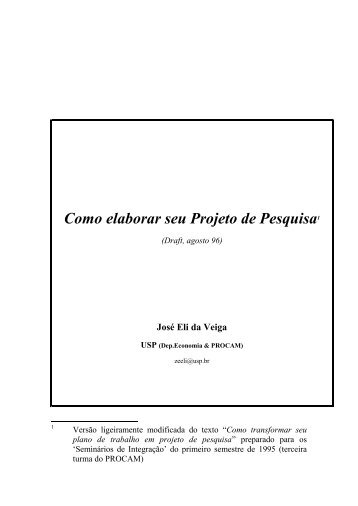 Como-elaborar-seu-Projeto-de-Pesquisa.pdf - JosÃ© Eli da Veiga