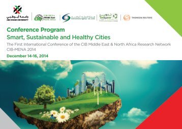 Conference Program Smart, Sustainable and Healthy Cities