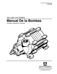 250-260-270 Manual-Spanish.indd - MTH Pumps