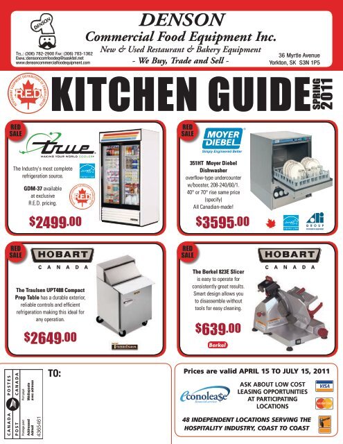 Kitchen Guide Denson Commercial Food Equipment Inc