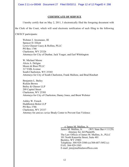 Case 2 11 cv 00048 Docume