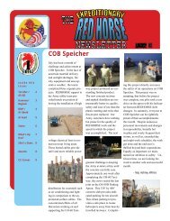 COB Speicher - Red Horse Association