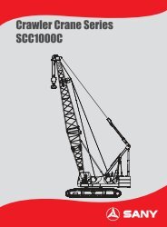 Crawler Crane Series SCC1000C - Sany