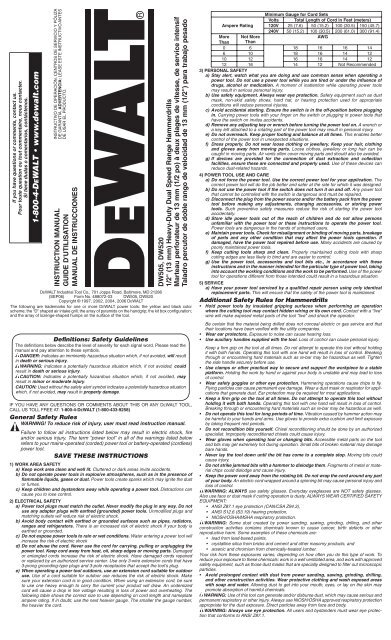 1-800-4-D W A L T • www .dewalt.com