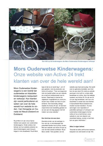 Reference Case Mors Ouderwetse Kinderwagens - Mamut