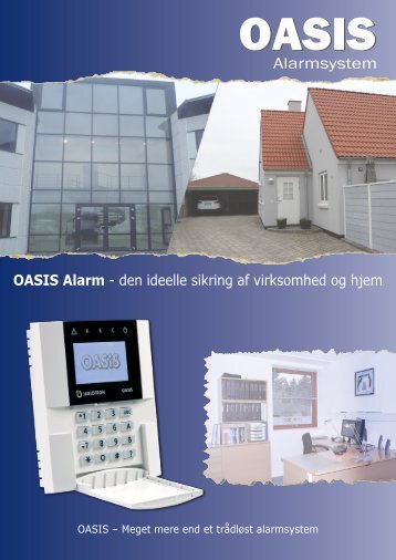 OASIS alarmsystemet - Pro - Sec