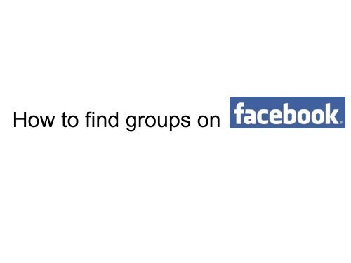 FacebookGroups