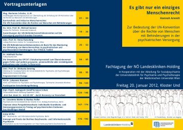 Vortragsunterlagen Es gibt nur ein einziges Menschenrecht