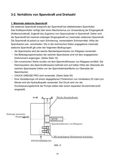 BETRIEBSANLEITUNG Typ B-200/BT200 - Kitagawa Europe