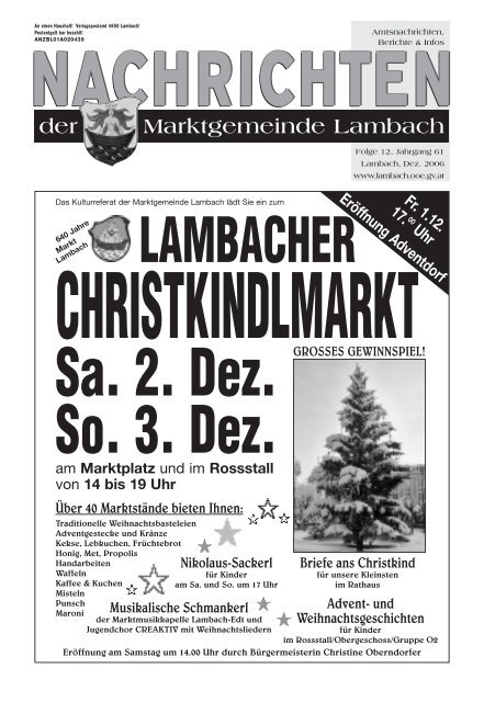 Zentrum - Archiv - Edt bei Lambach