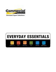 EVERYDAY ESSENTIALS - Commercial Solutions Inc