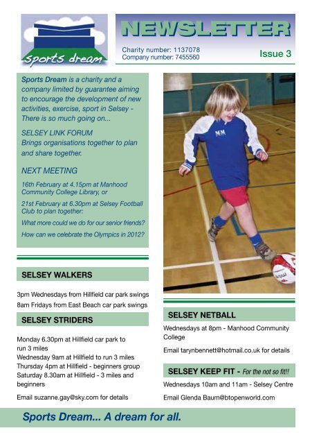 Issue 3 - selsey sports dream