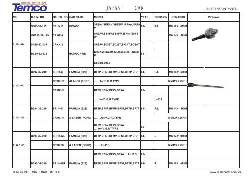 temco - 0086parts.com 0086parts