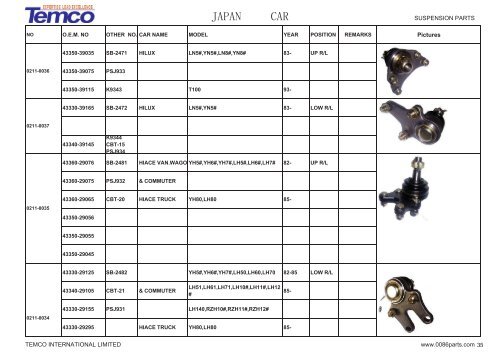 temco - 0086parts.com 0086parts