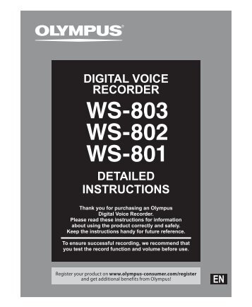 DETAILED INSTRUCTIONS DIGITAL VOICE RECORDER -  Maxi Aids