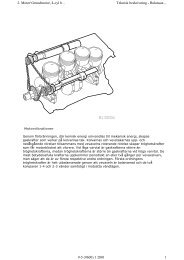 2. Motor\Grundmotor, 4-cyl b... Teknisk beskrivning ... - DatorKungen