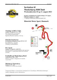 Silkeborg Hillclimb - Munkebjerg Hillclimb