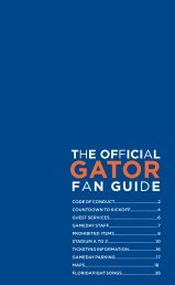 Stadium Guide - Gator Boosters, Inc.