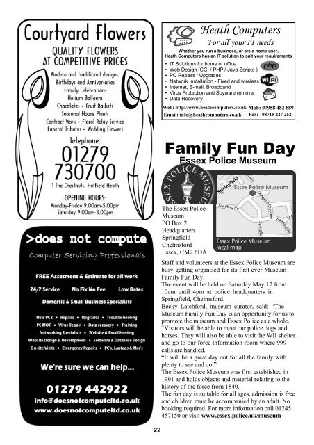 May - Mag 2008 - Hatfield Heath Village Magazine
