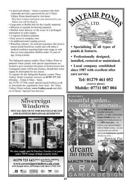 April2008 Edition - Hatfield Heath Village Magazine