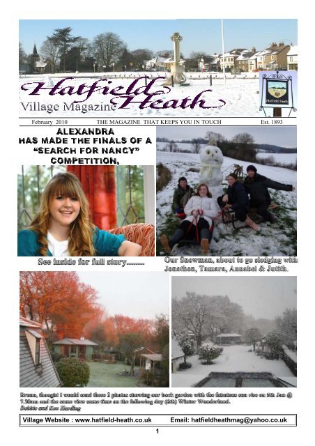 February2010 Edition - Hatfield Heath Village Magazine