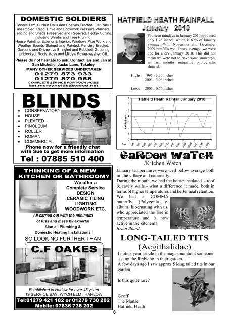 March2010 Edition - Hatfield Heath Village Magazine