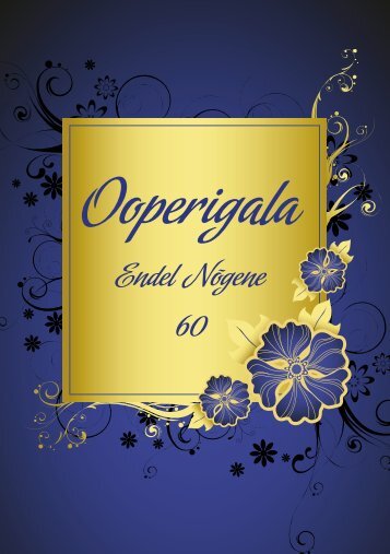 Endel Nõgene 60 - Vanemuine