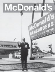 McDonald's and the New Franchising Paradigm - Museum of ...