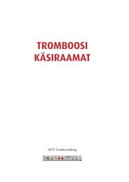 TromboosikÃ¤siraamat 2010 - Tromboosialane info arstile ja patsiendile