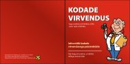 KODADE VIRVENDUS - Tromboosialane info arstile ja patsiendile