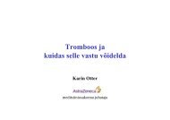 Tromboos ja ravimid