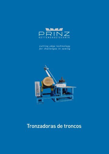 Tronzadoras de troncos - PRINZ GmbH & Co KG