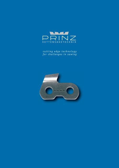 PRINZ chainsaw technology - PRINZ GmbH & Co KG
