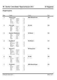 35. ZÃ¼rcher-UnterlÃ¤nder Wyberschiessen 2011 SV Boppelsen