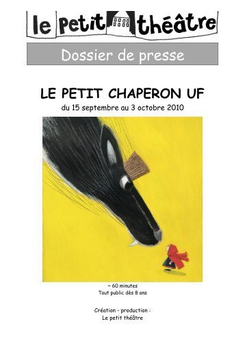 Dossier de presse - le Petit ThÃ©Ã¢tre