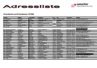 Adressdatei PräsidentInnen - Regionalverband Emmental