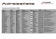 Adressdatei PräsidentInnen - Regionalverband Emmental