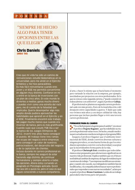 reinvenTarse: Claves para redesCubrirse a uno mismo - revista iese.