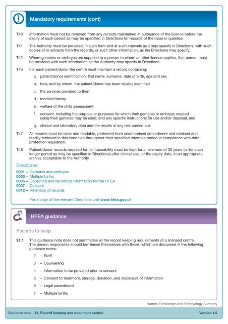 Eighth Edition - R.3 - Human Fertilisation & Embryology Authority